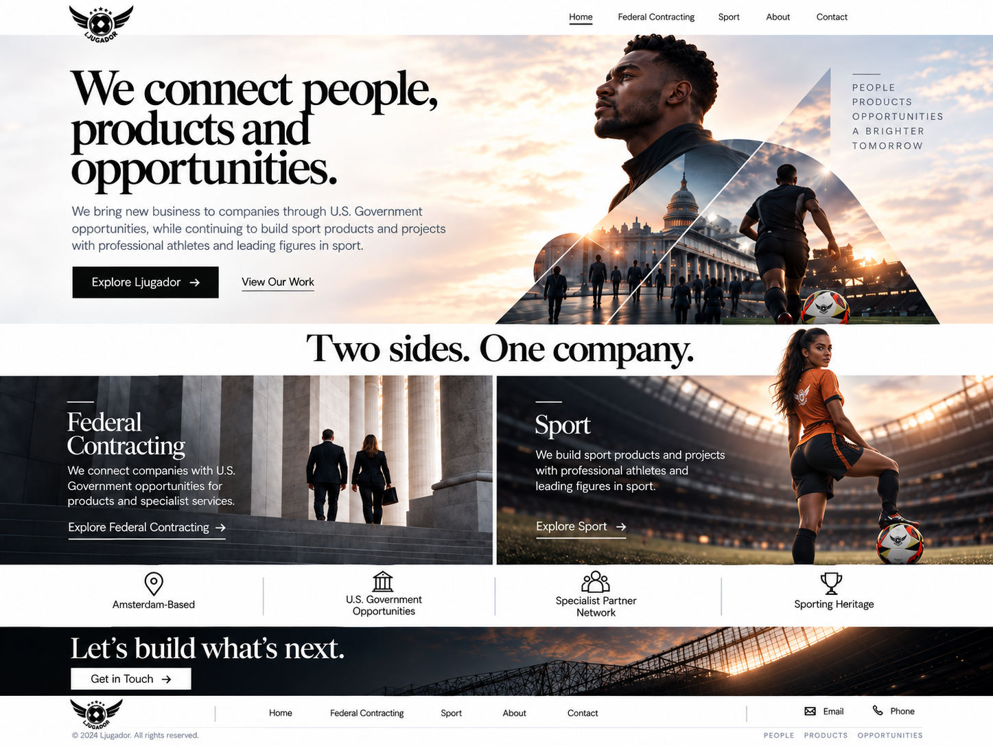 Ljugador homepage